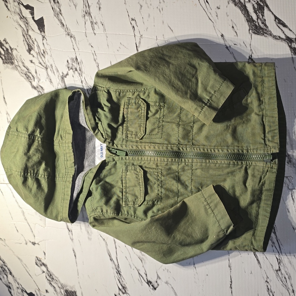 Old Navy Olive Hooded Jacket